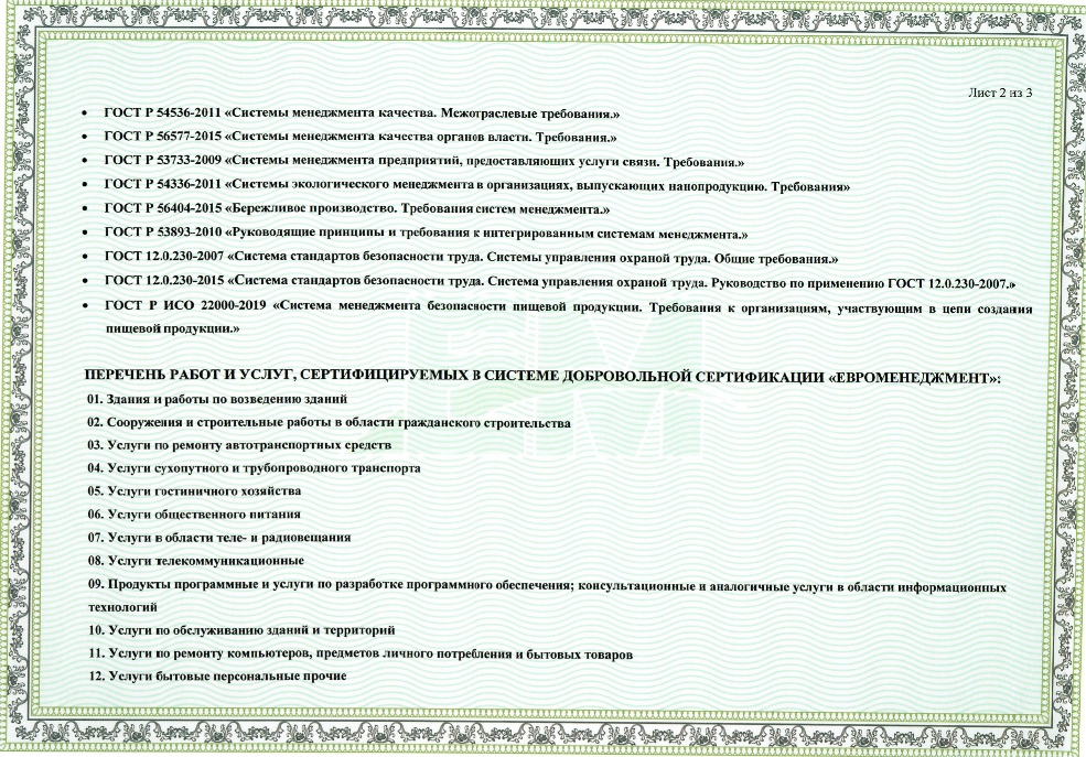 Система добровольной сертификации «ЕвроМенеджмент»